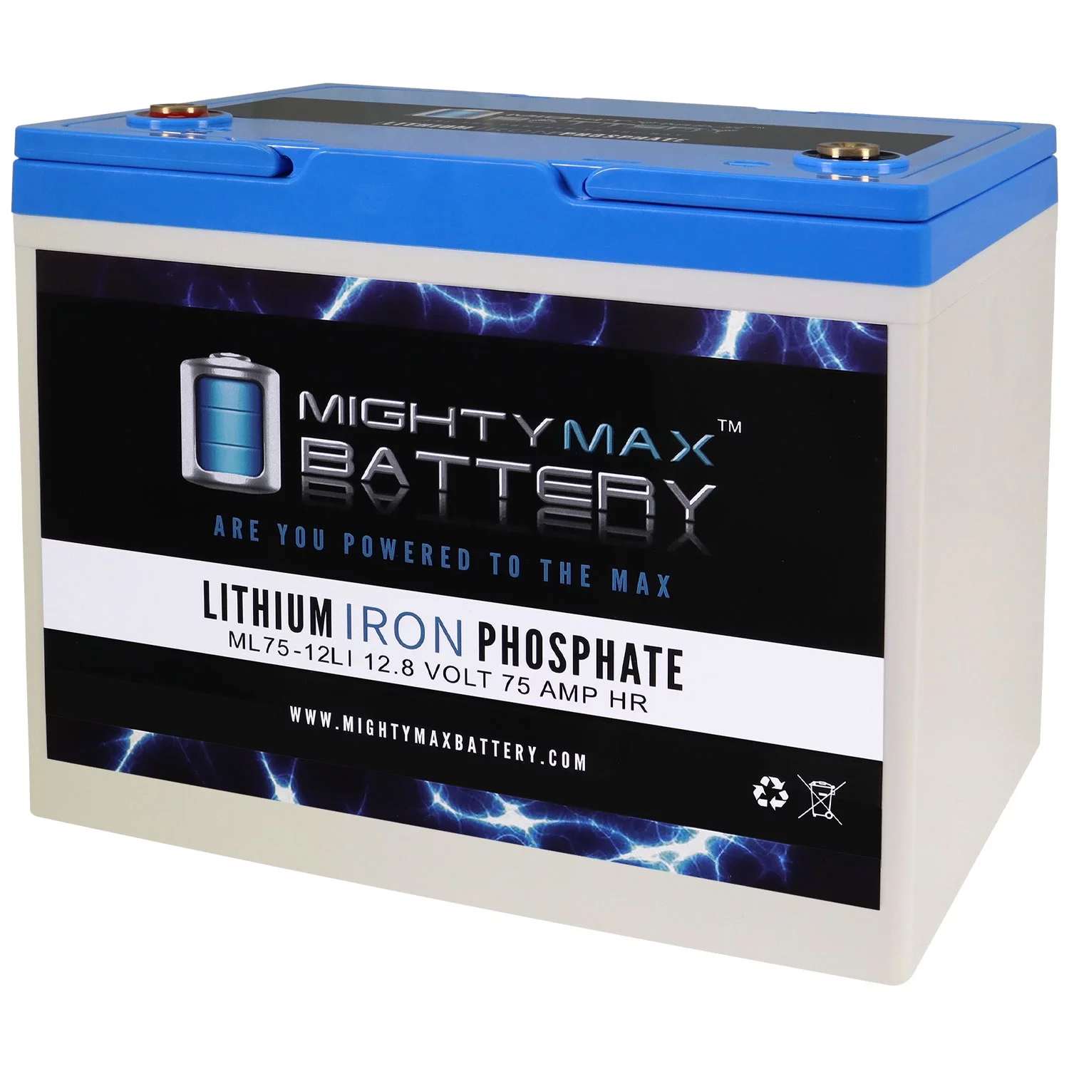 12V 75AH Lithium Battery Replacement for Quantum Q6 Edge HD