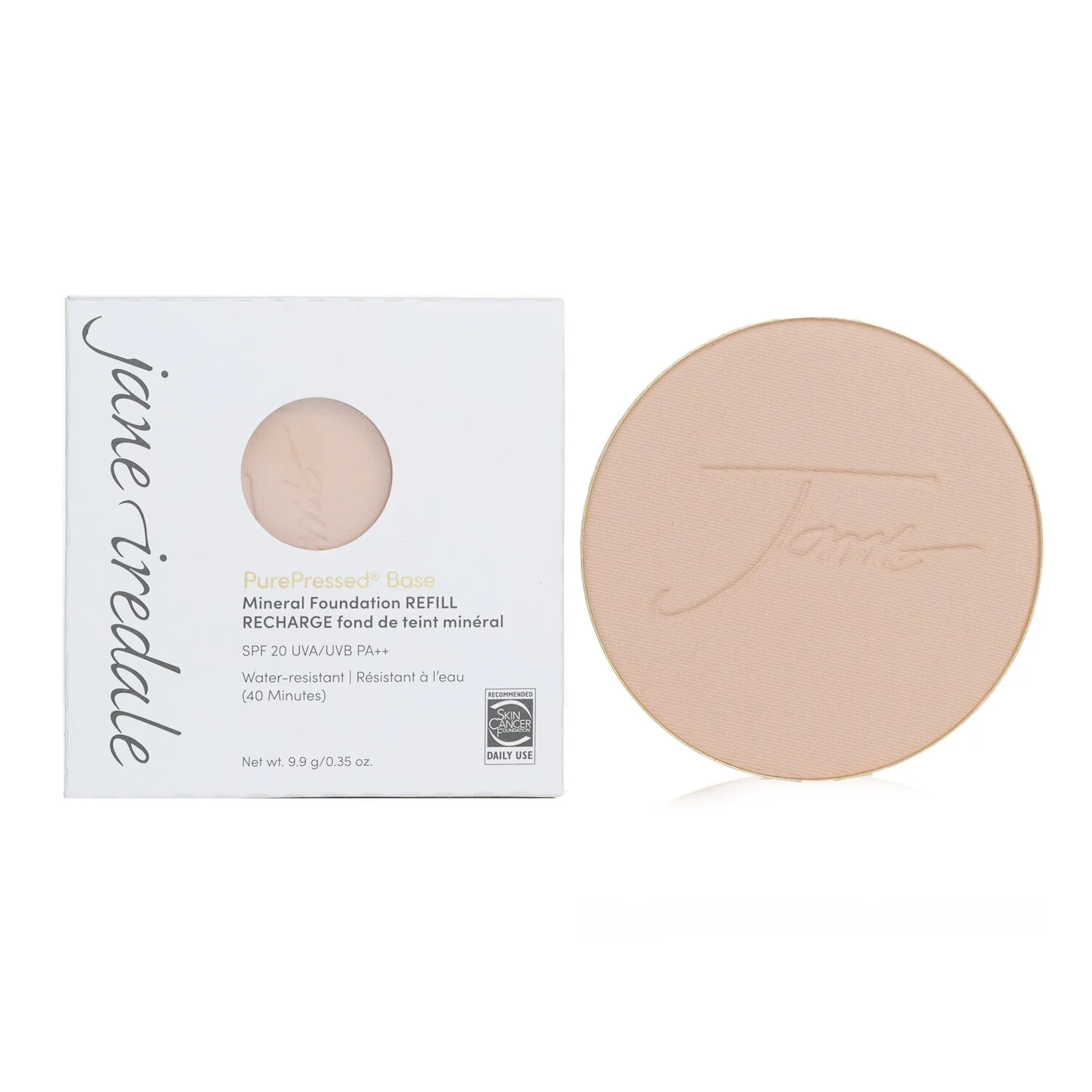 Jane Iredale PurePressed Base Mineral Foundation Refill SPF 20 - Latte  9.9g/0.35oz