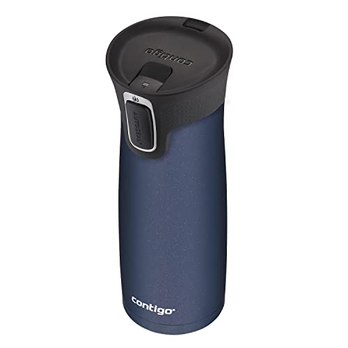 Contigo AUTOSEAL West Loop Vacuum-Insulated Stainless Steel Travel Mug with Easy-Clean Lid 20 oz Sake