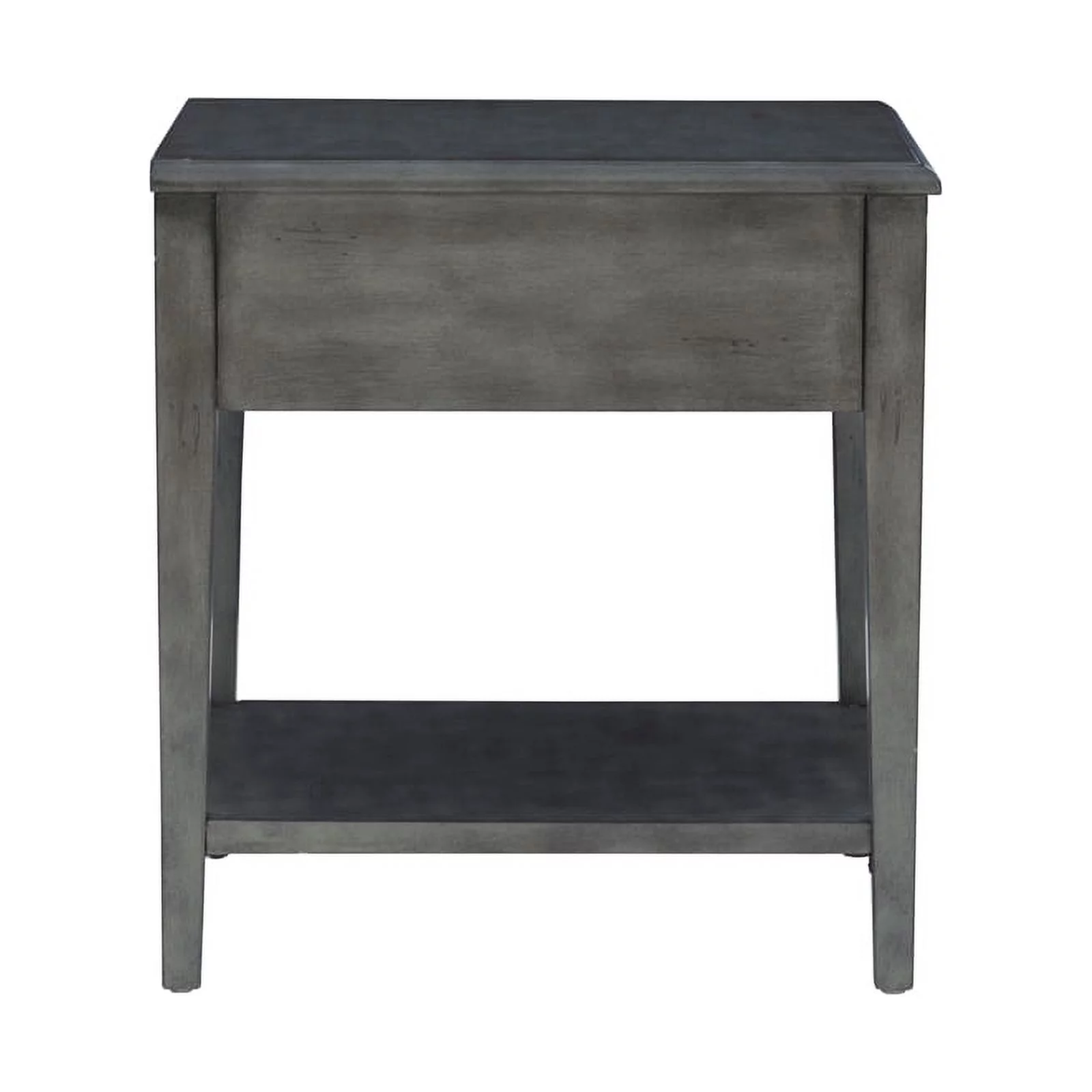 Home Square 3-Piece Set with 2 Accent Tables and Coffee Table in Gray