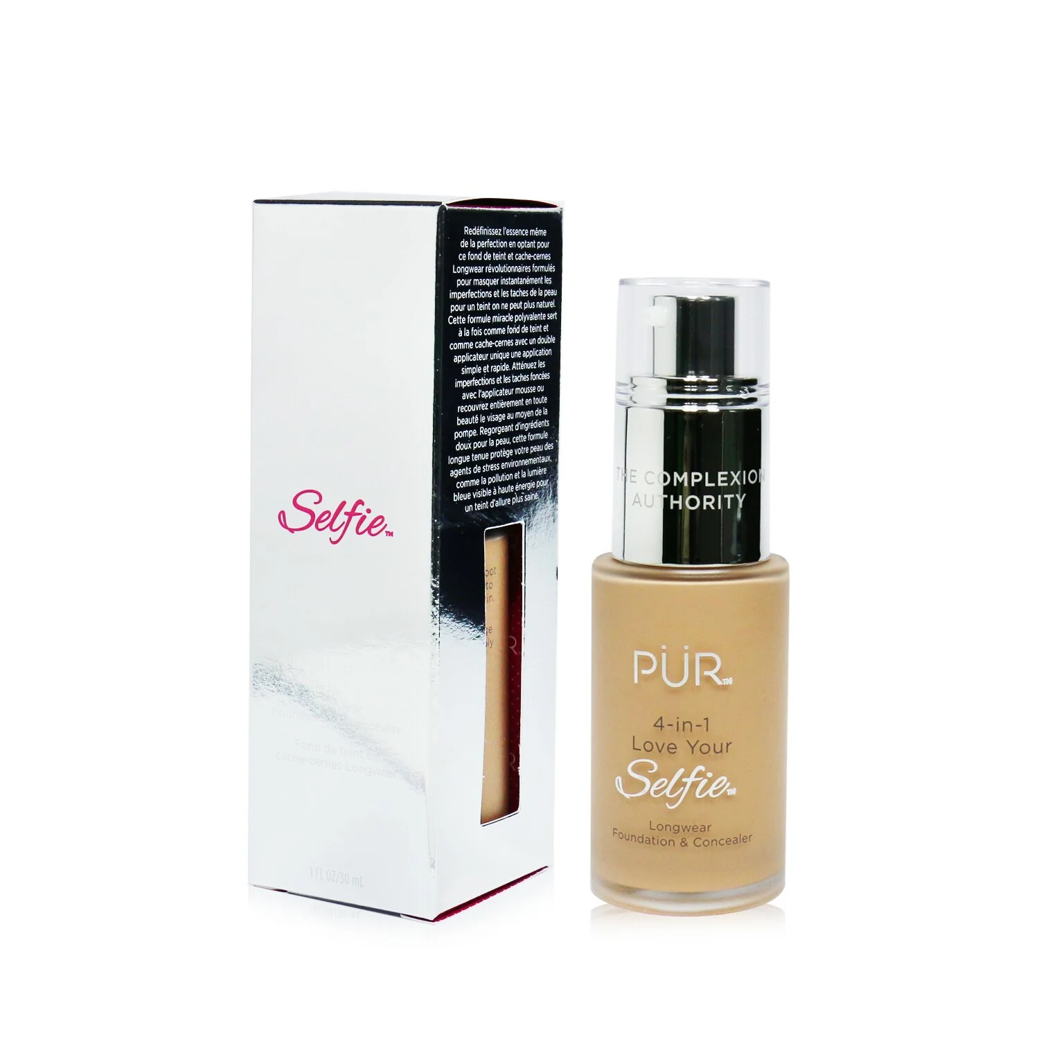 PUR (PurMinerals) 4 in 1 Love Your Selfie Longwear Foundation & Concealer - #MG5 Almond (Golden Medium Skin With Golden Undertones)  30ml/1oz