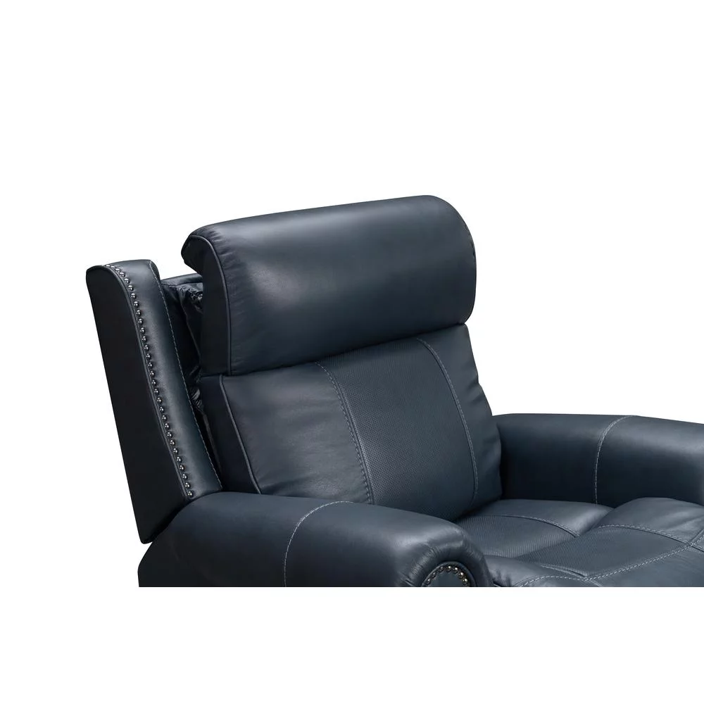 Barcalounger 9PHHC-3717 Demara HC Power Recliner & Heating / Cooling, Blue