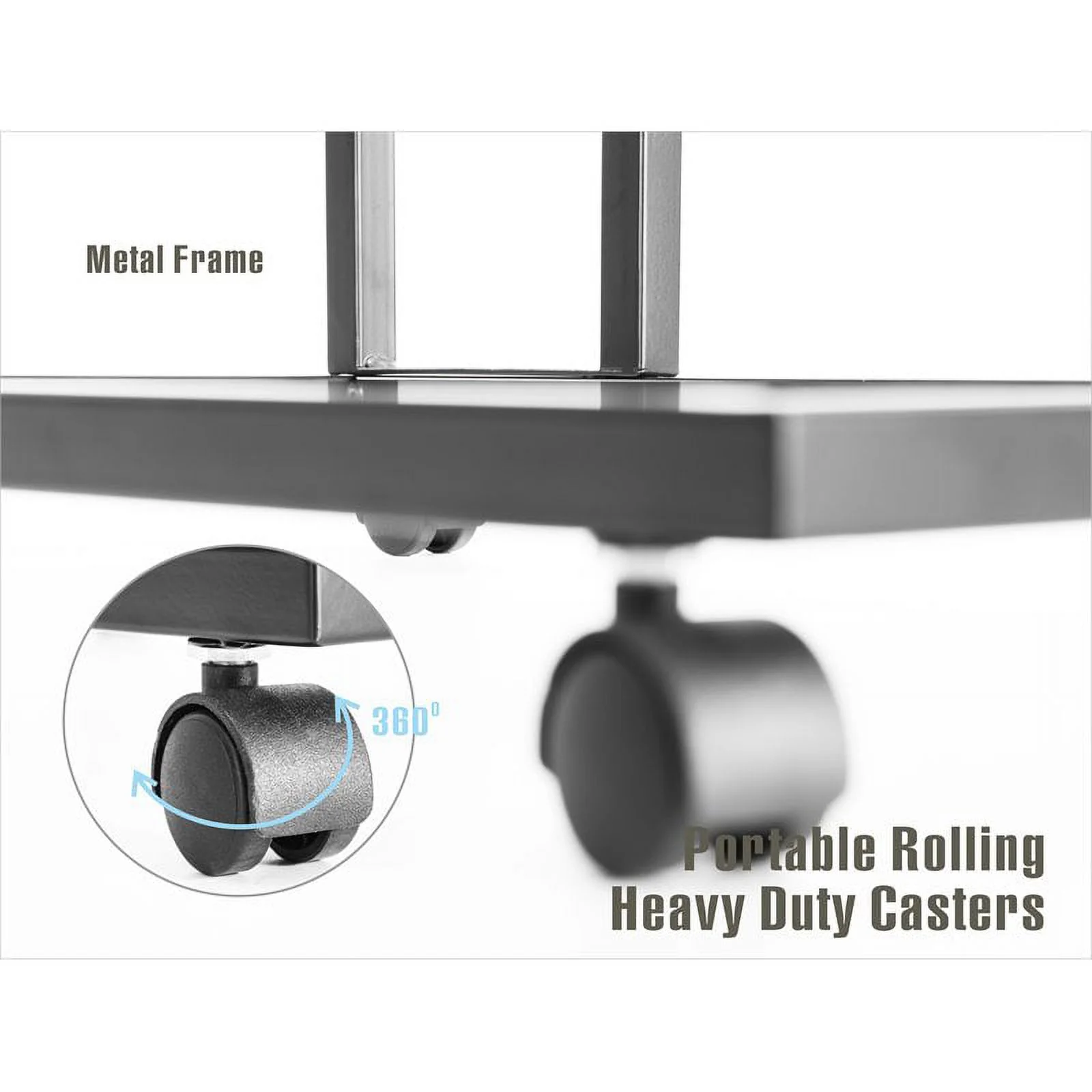 Eden Home Modern Wood End C Table with Magazine Holder in Rustic Brown