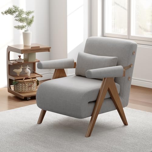 Residential Convertible Sofa Bed Chair,3-in-1 Sofa Sleep Chairs| Adjustable Backrest |Sleeper Chair Pull Out Bed | Living Room/Bedroom/Office | Adults | Beige, White