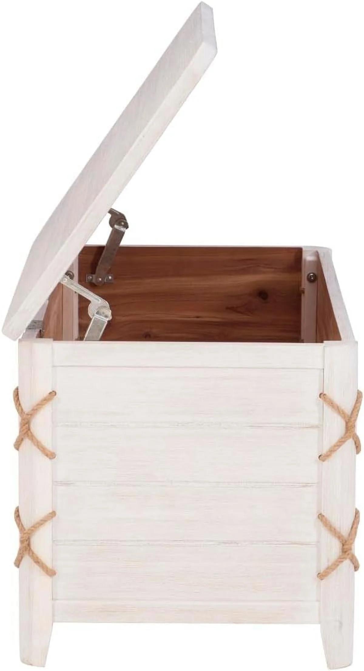 Brosnan Rope Cedar Chest With White Finish D1341A20W
