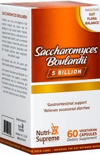 Nutri-Supreme Research Kosher Saccharomyces Boulardii 5 Billion - 60 Vegetarian Capsules