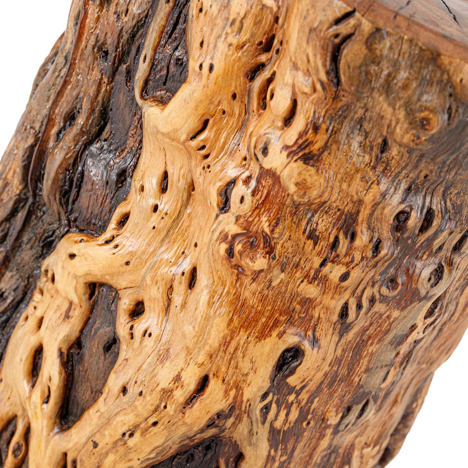 THY COLLECTIBLES Natural Tree Trunk Stump Stool with Live Edge Solid Wood Plant Stand, Stool, Garden Bench, Side Table, End Table - D8.6 in x H9.5 in