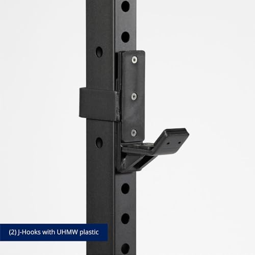 Titan Fitness T-3 Series Space Saving Rack 91 in. Tall 12 in. Deep Wall Mount
