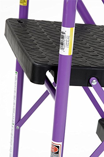 COSCO 2-Step Big Step, Steel Step Stool, Gray