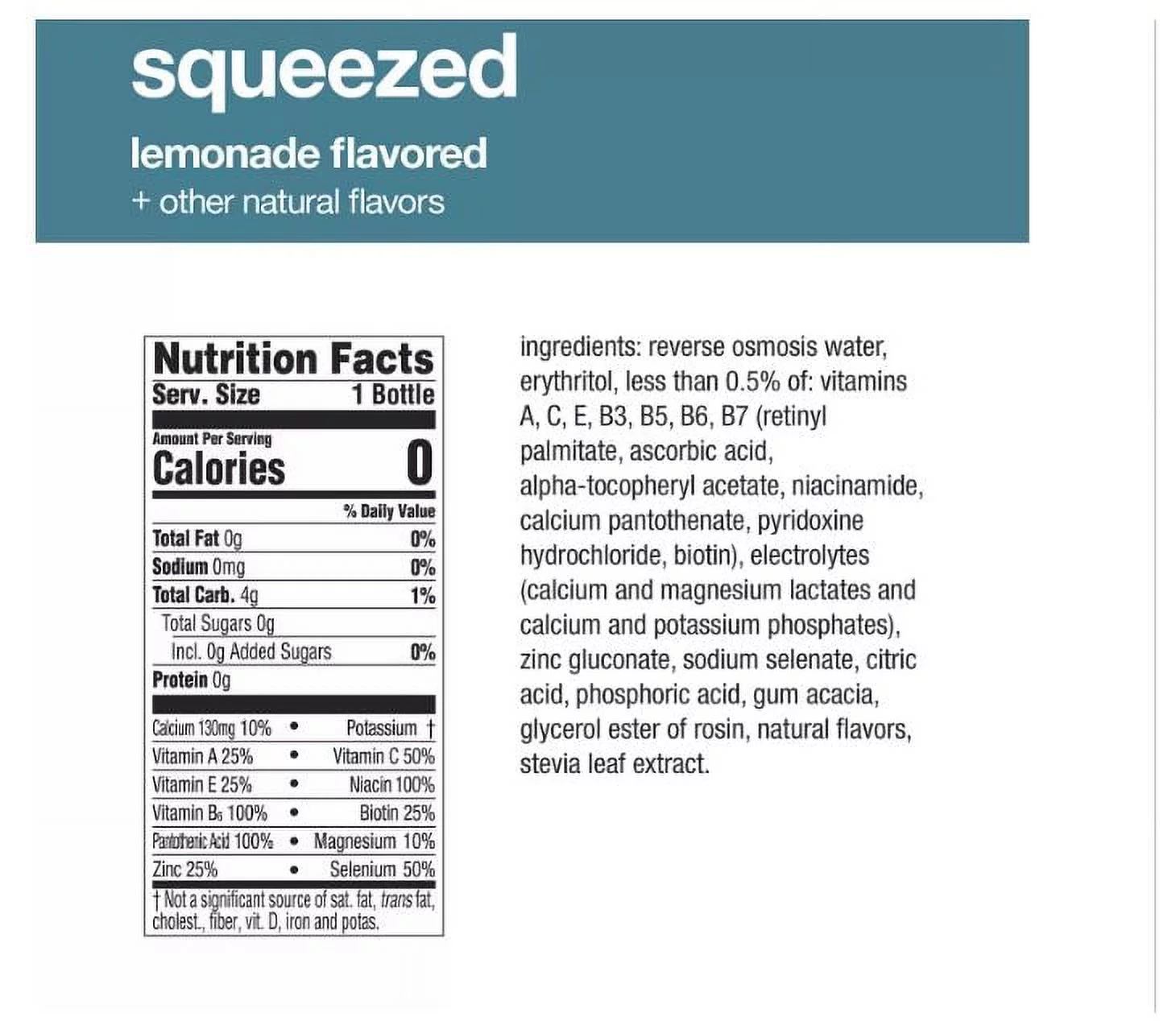 Glaceau Vitaminwater Zero Variety Pack Nutrient Enhanced Water (20 fl. oz., 20 pk.)