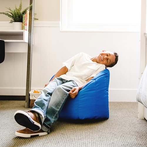 Big Joe Milano Lenox Denim Cobalt Beanbag Chair