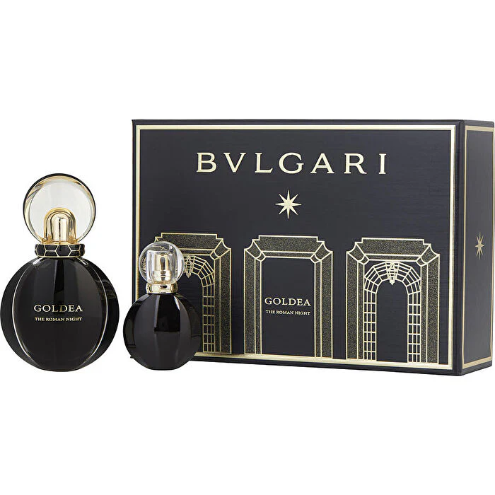Bvlgari Goldea The Roman Night Eau De Parfum Spray 50ml/1.7oz & Eau De Parfum Spray 15ml/0.5oz