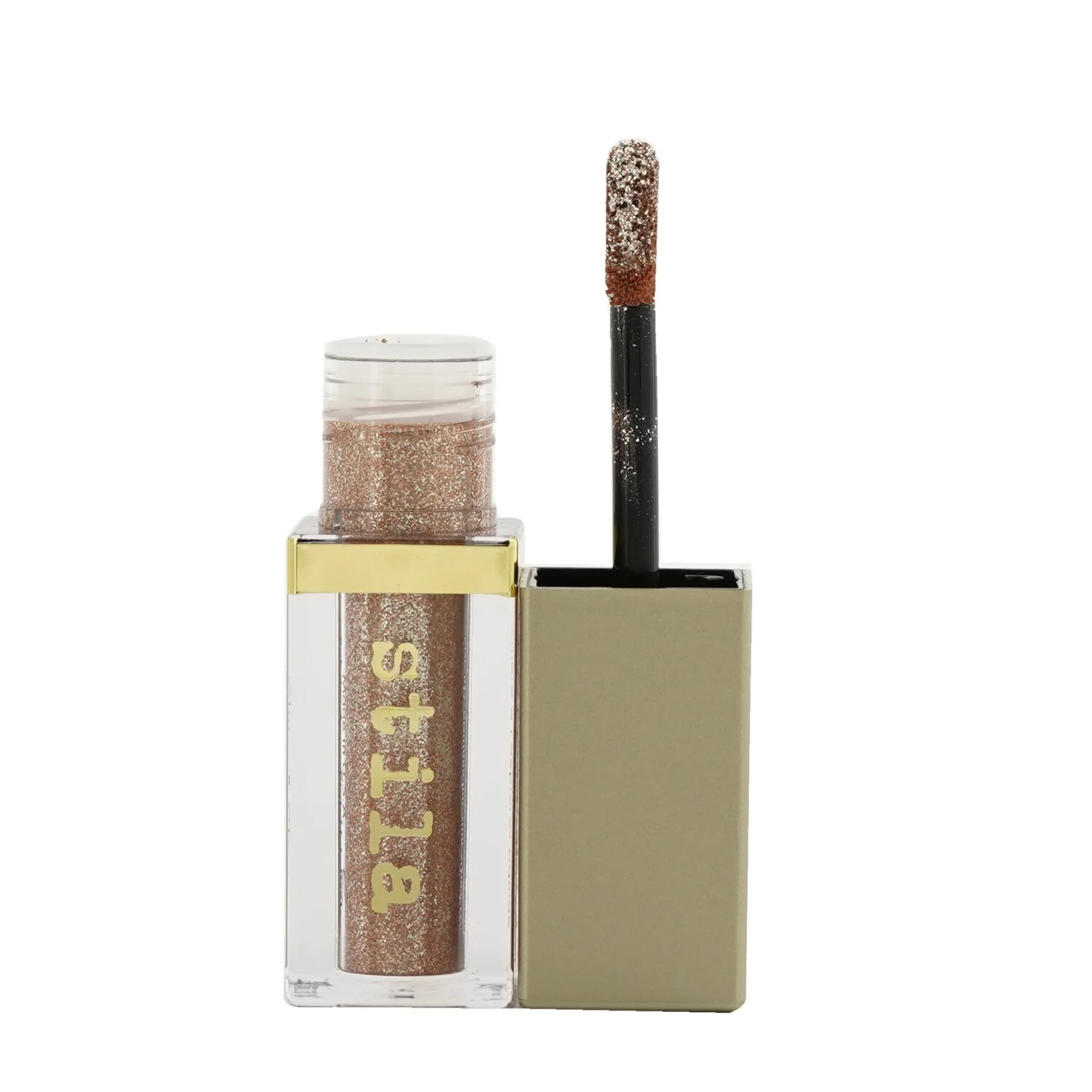 Stila Magnificent Metals Glitter & Glow Liquid Eye Shadow - # Kitten Karma (Champagne With Silver And Copper Sparkle)  4.5ml/0.153oz