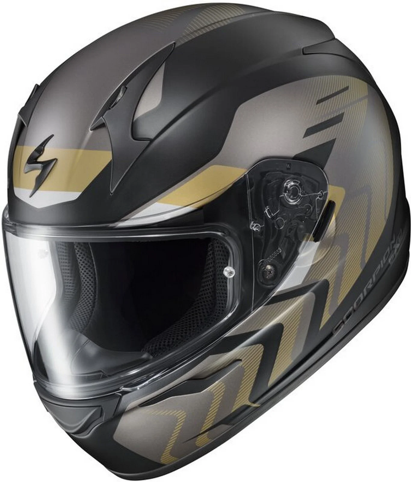 Scorpion EXO-R320 Alchemy Motorcycle Helmet Black/Gold XL