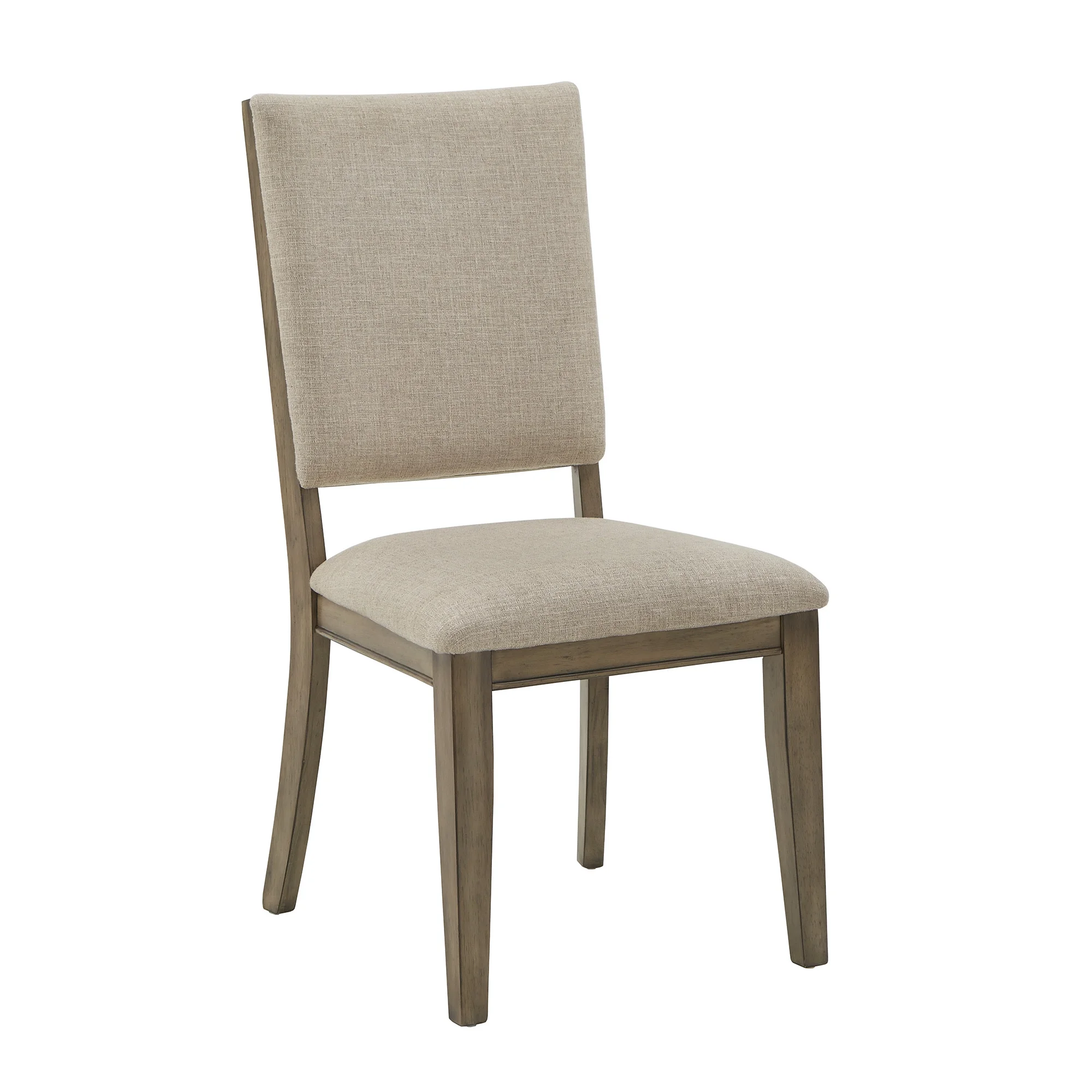Weston Home Carter Antique Beige Fabric Dining Chairs, Set of 2