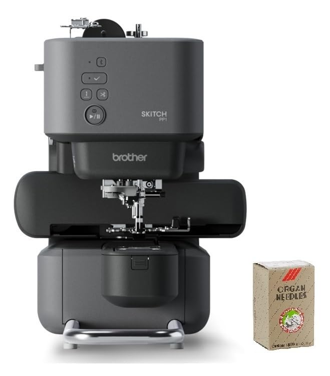 Brother Skitch Single-Needle Embroidery Machine powered by the required Artspira mobile app, 4” x 4” Embroidery Area, Bluetooth Connected