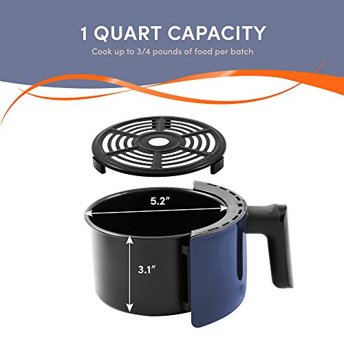 Elite Gourmet EAF0852SS 8.5Qt. Capacity Air Fryer Oven, Air Fry, Broil, Toast, Bake & Broil with Convection, Time and Temperature Controls, 800-Watts, Includes 25 Delicious Recipes, Stainless Steel