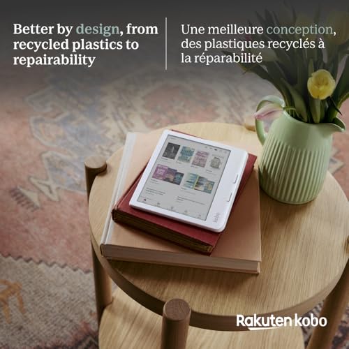 Kobo Libra Colour | eReader | 7” Glare-Free Colour E Ink Kaleido™ 3 Display | Dark Mode Option | Audiobooks | Waterproof | Black