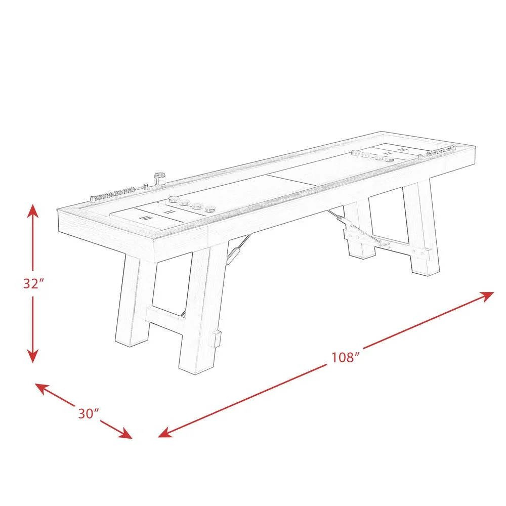 Picket House Furnishings Asher Shuffleboard Table