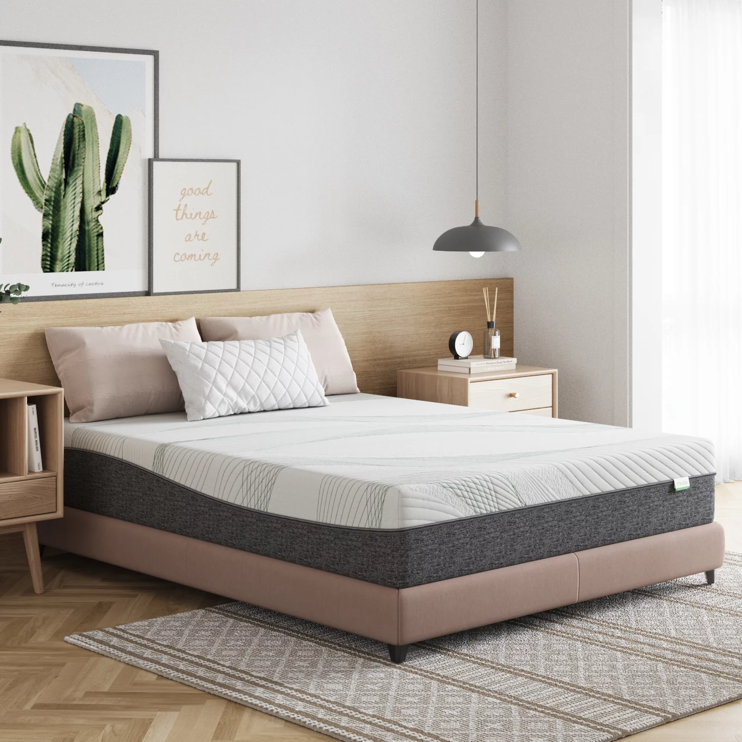 Novilla Delight 12 inch Pressure Relief Adult Gel Memory Foam Mattress, Queen Size