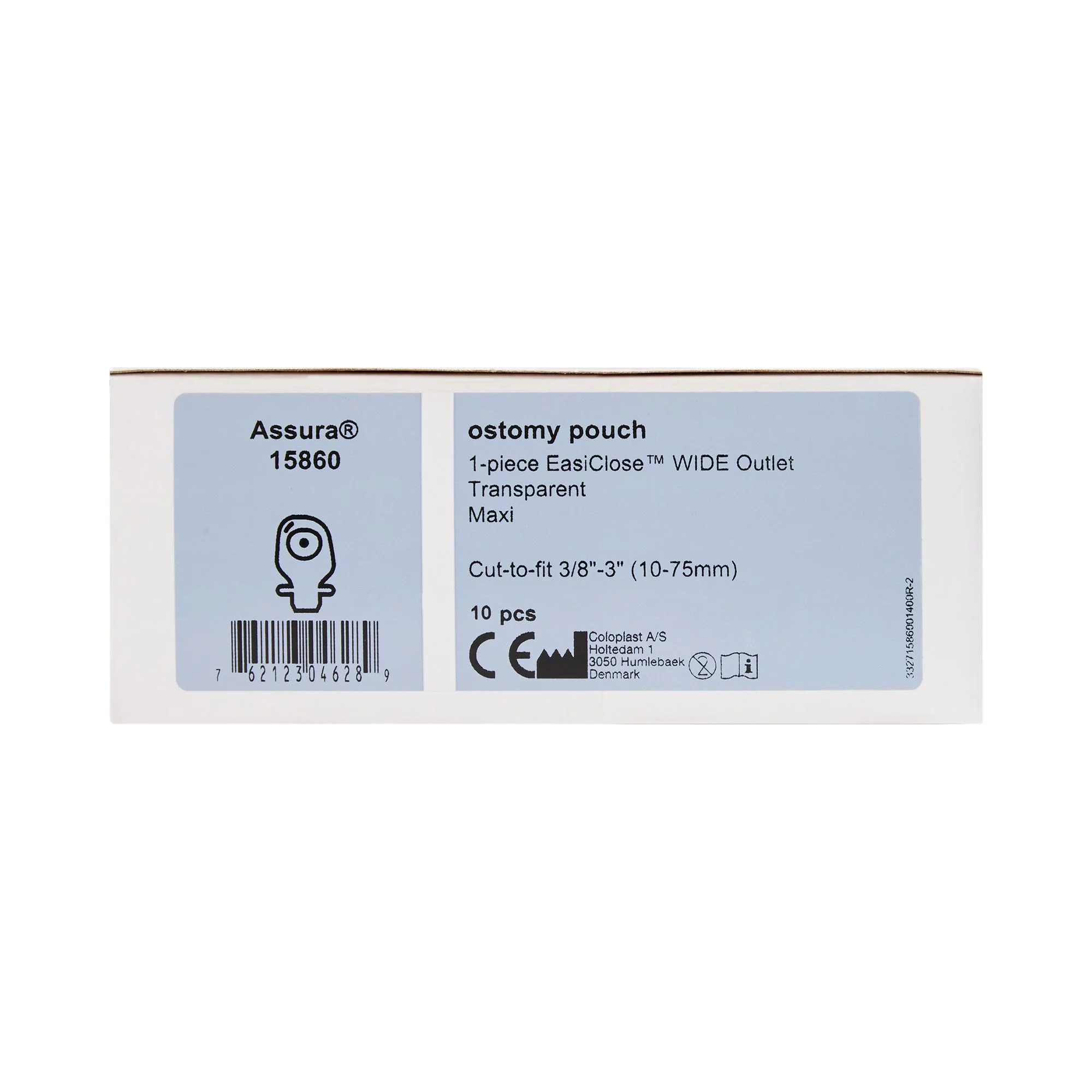 Colostomy Pouch Assura EasiClose WIDE Outlet OnePiece System 1114