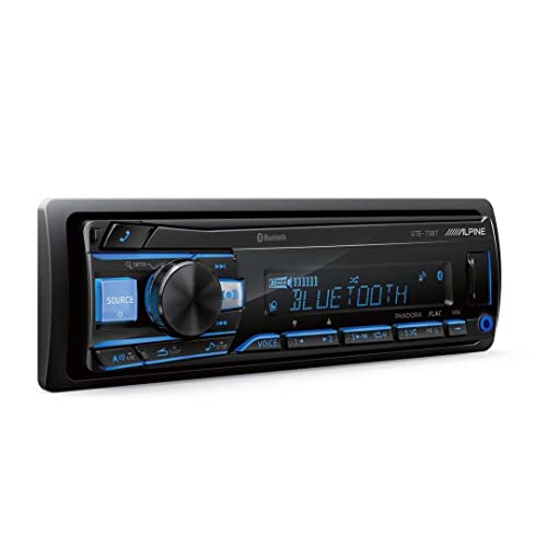 Alpine UTE-73BT Mech-Less Digital Media Receiver with Bluetooth® Wireless Technology