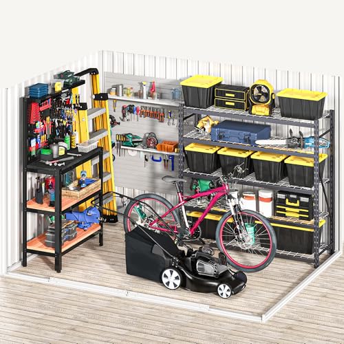 DWVO 6x4ft Storage Shed for Outdoors, Metal Sturdy Weatherproof Tool Locker with Secure Door and Ventilation for Equipment, Mowers, Bikes, Outdoor Spaces, Dark Gray