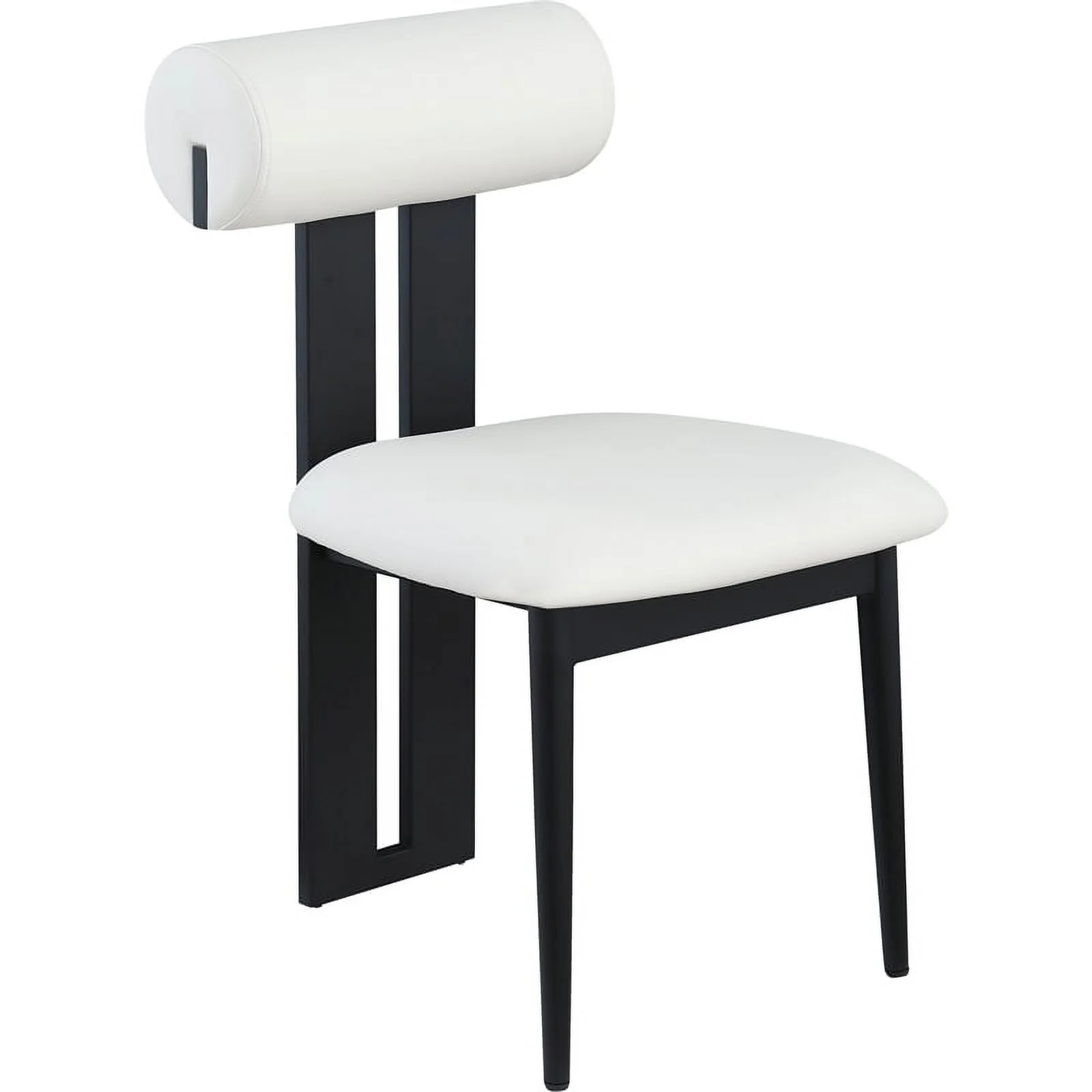 Meridian Furniture Dario Cream Vegan Leather Dining Chair (Set of 2)