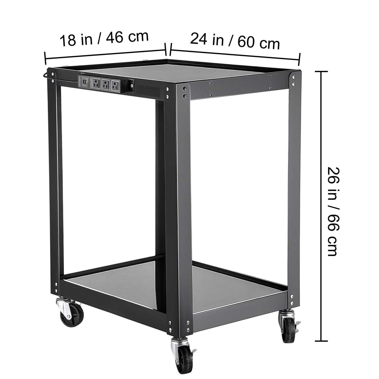 BENTISM AV Cart Steel Media Cart 26