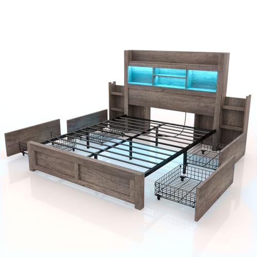 Queen Bed Frame with 49.6