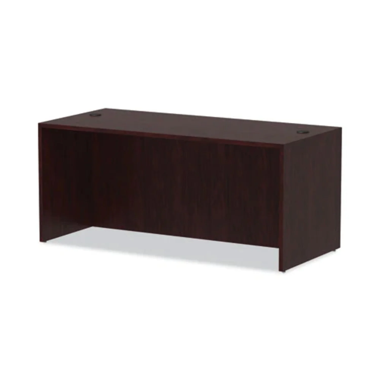 Alera Valencia Series Straight Front Desk Shell,65w x 29 1/2d x 29 5/8h,Mahogany
