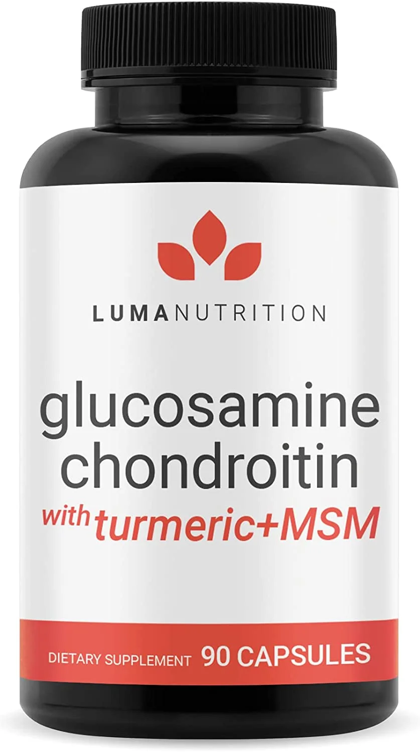 Glucosamine Chondroitin MSM - Turmeric, Boswellia - Premium Joint Supplement - Joint Support - Joint Supplements For Men And Women - Joint Health - 90 Capsules