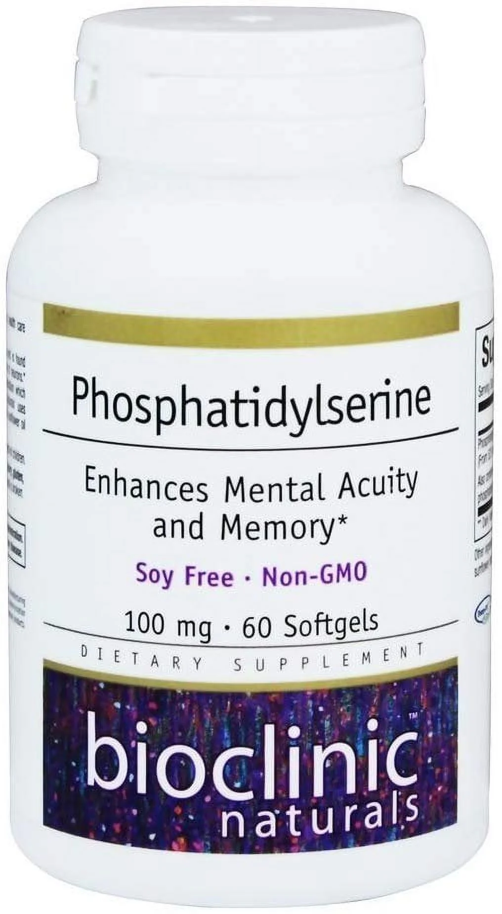 Bioclinic Naturals, Phosphatidylserine 100mg 60 gels
