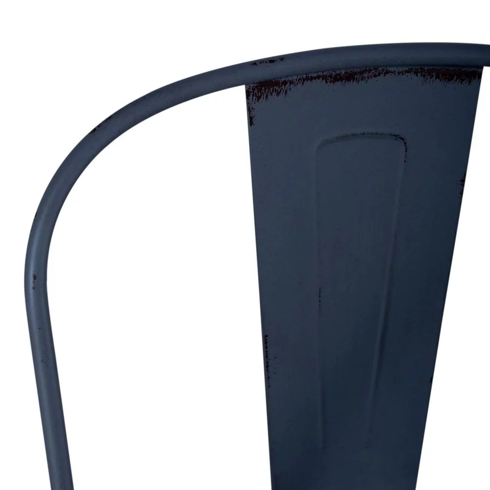 Liberty Furniture Industries Bow Back Side Chair- Navy