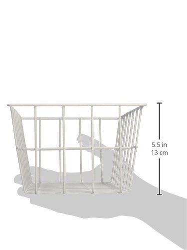 GRAYLINE White 40604, Storage Basket, Extra Deep