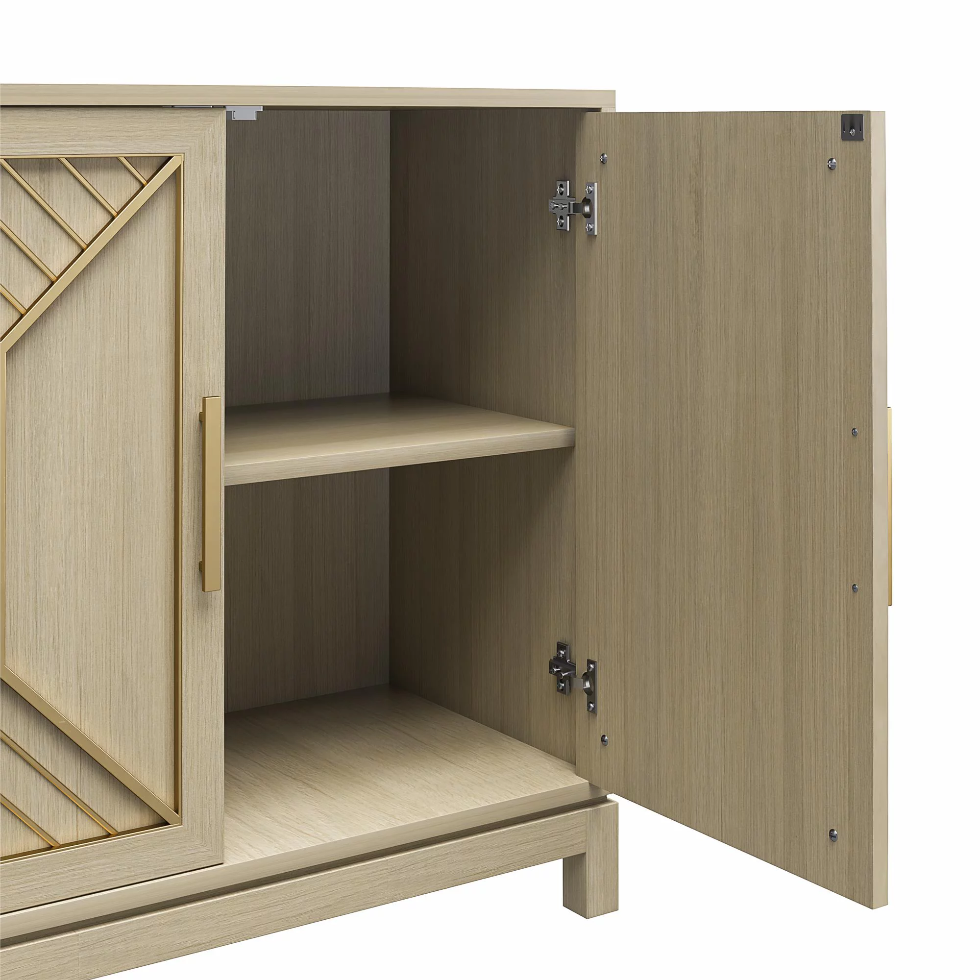 Mr. Kate Neely Accent Cabinet, Pale Oak