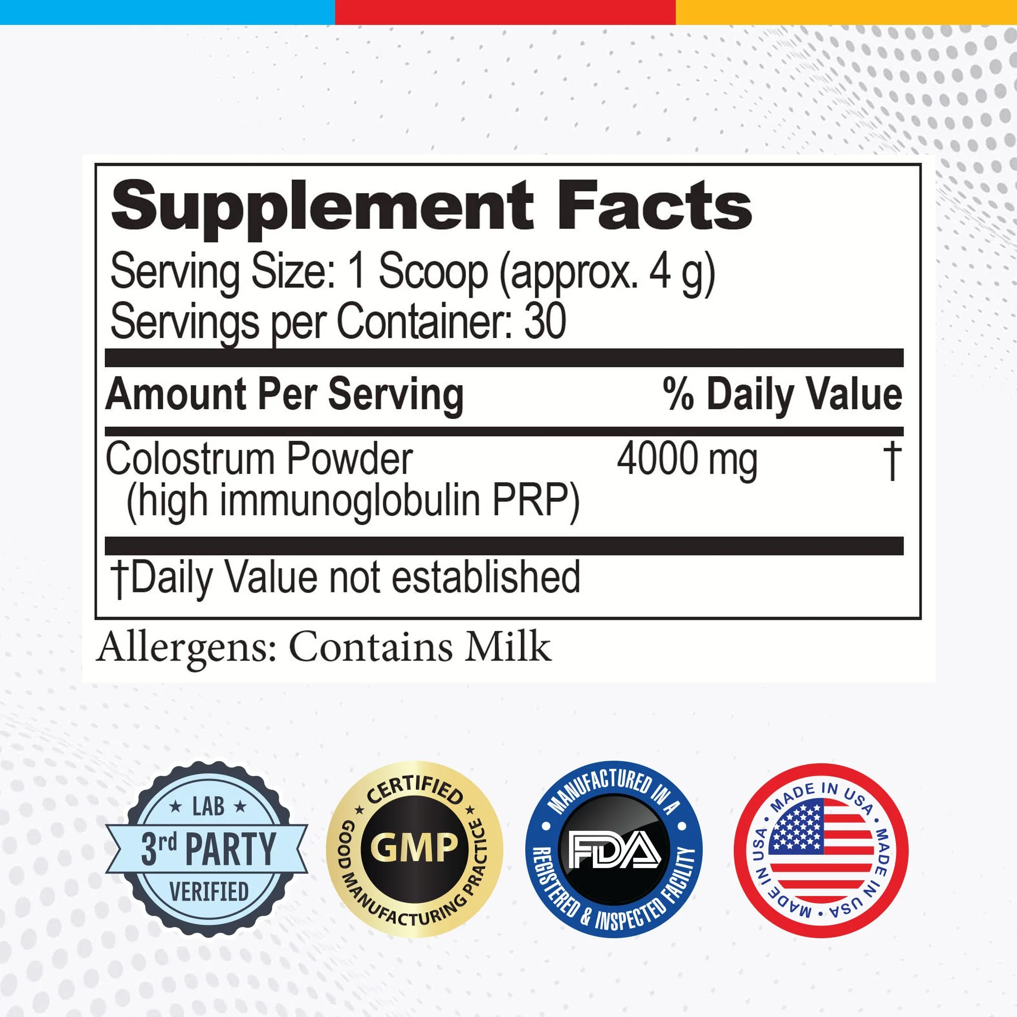 Brain Basics: Ultra Pure Colostrum