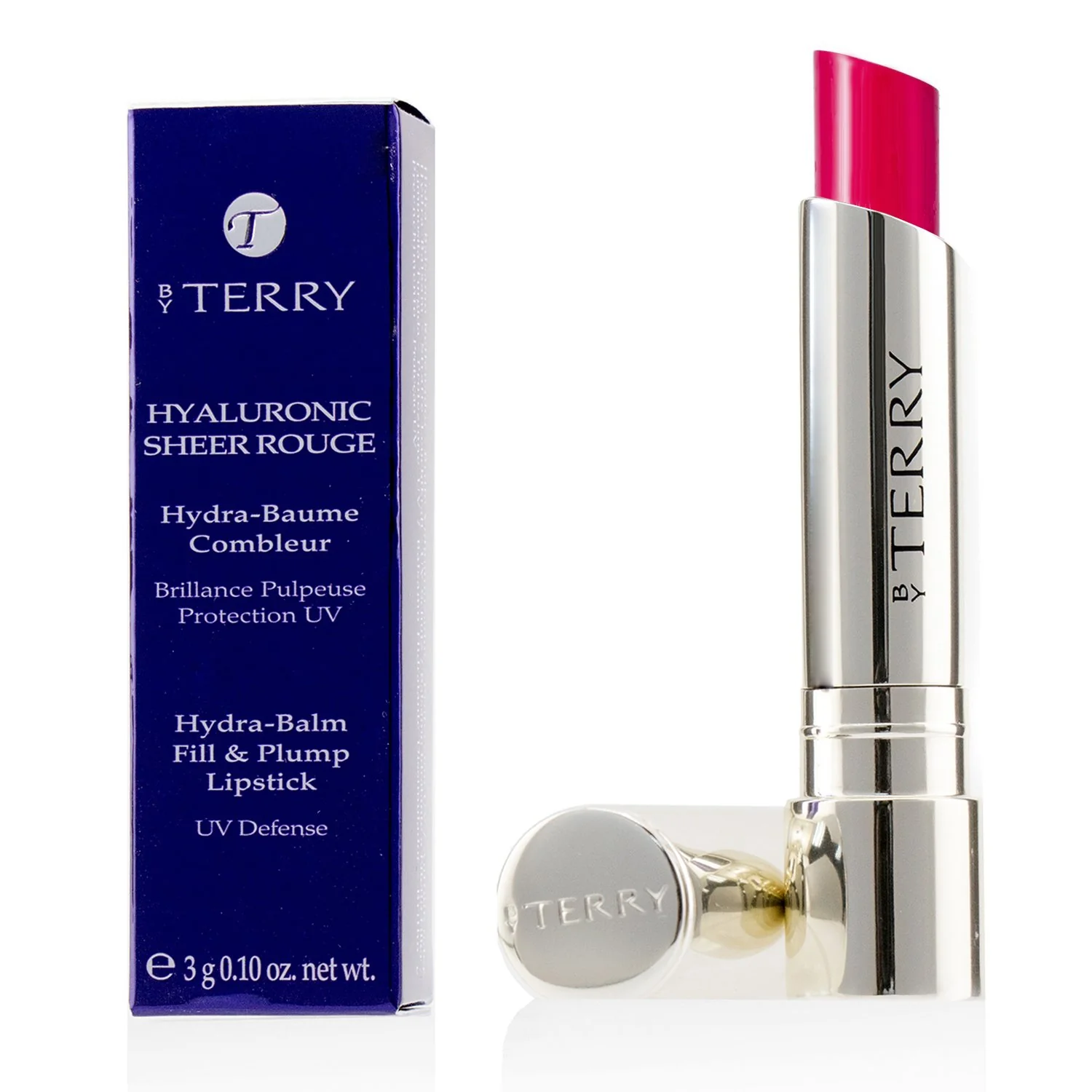 By Terry Hyaluronic Sheer Rouge Hydra Balm Fill & Plump Lipstick (UV Defense) - # 11 Fatal Shot  3g/0.1oz
