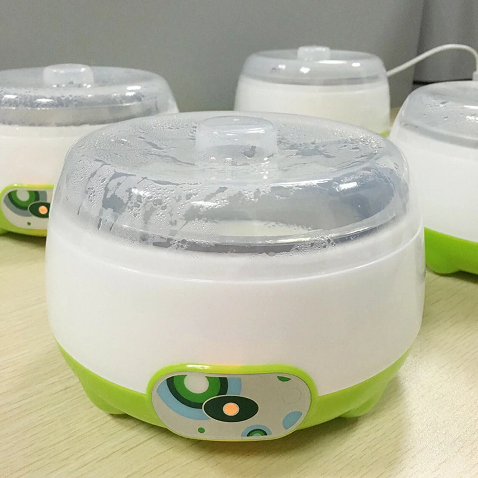 FETCOI 1L Automatic Yoghurt Machine Stainless Steel Liner 15W Constant Temperature Home