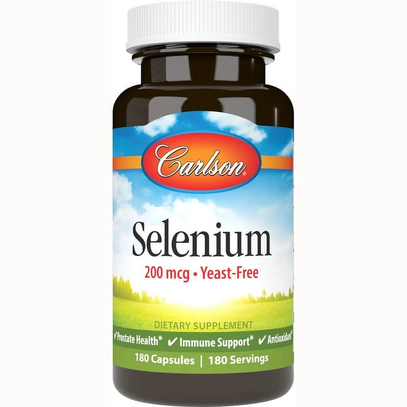 Carlson Laboratories Selenium 200mcg (L-Selenomethionine) Organic 180 Capsule