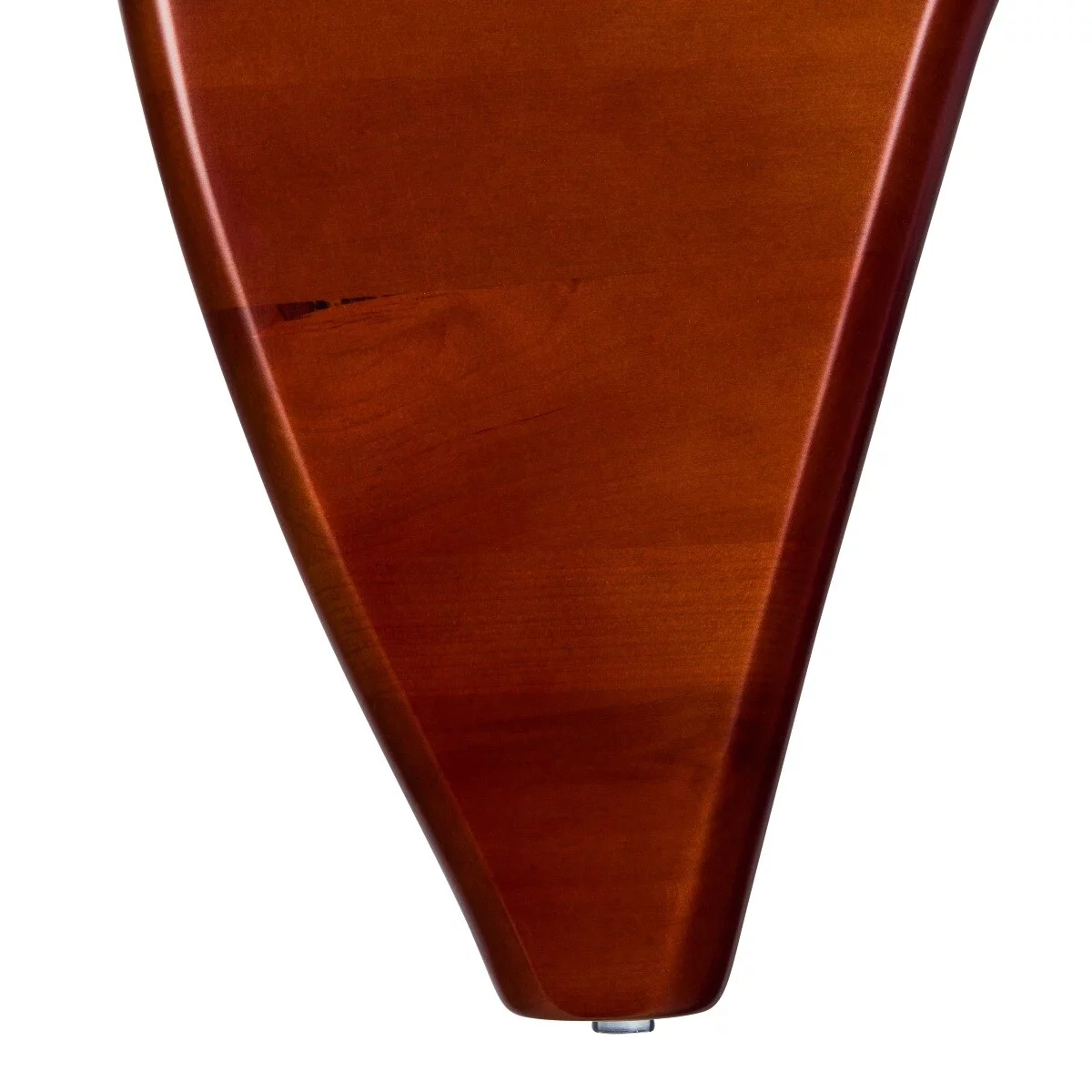 LeisureMod  Imperial Triangle Coffee Table- Base Only Cherry