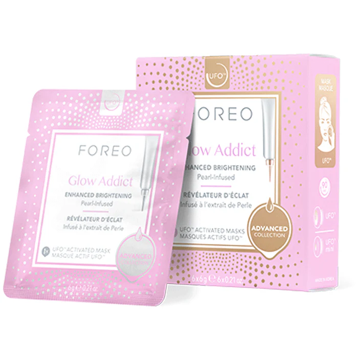 FOREO Glow Addict - Brightening Face Mask 6 x 6g