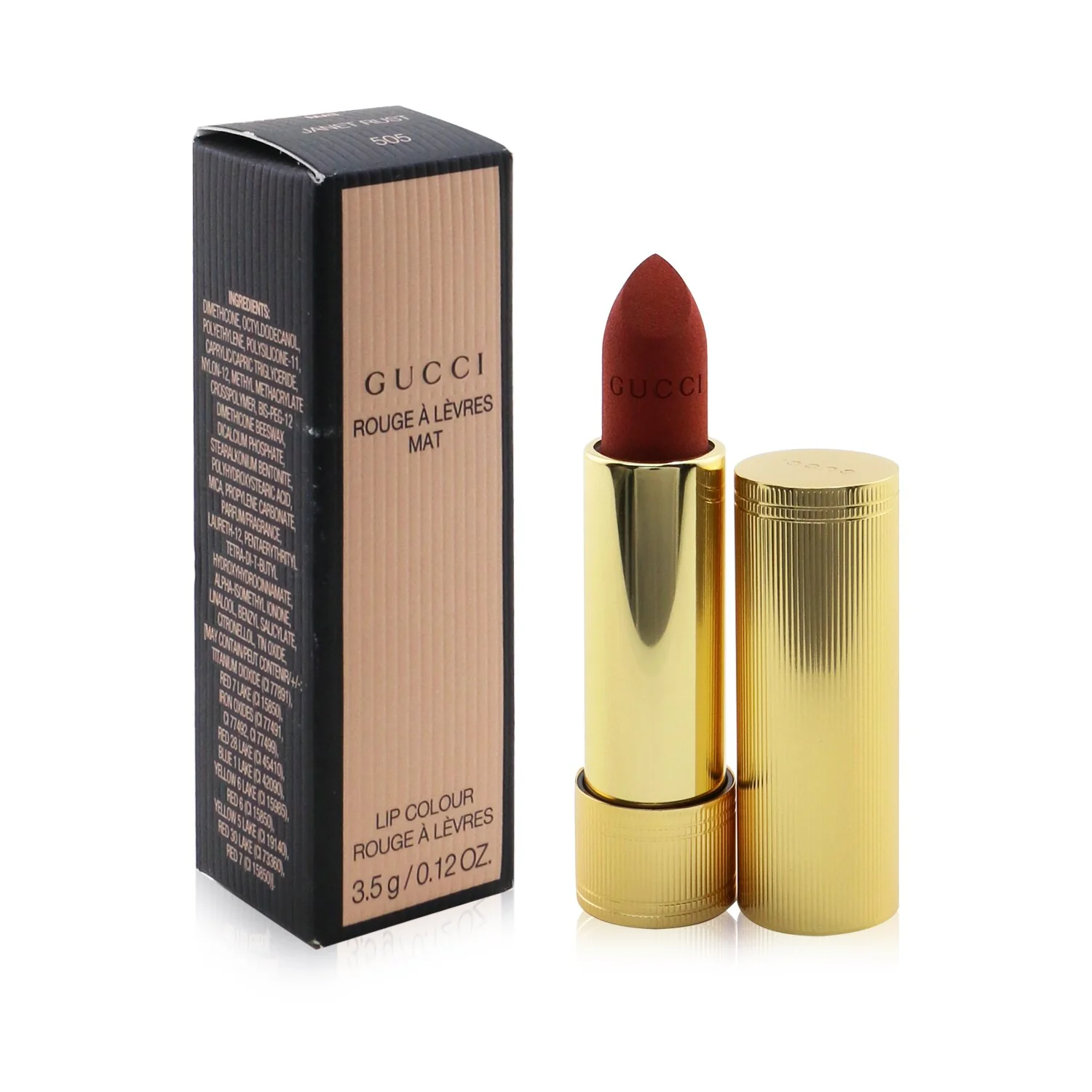Gucci Rouge A Levres Mat Lip Colour - # 500 Odalie Red  3.5g/0.12oz