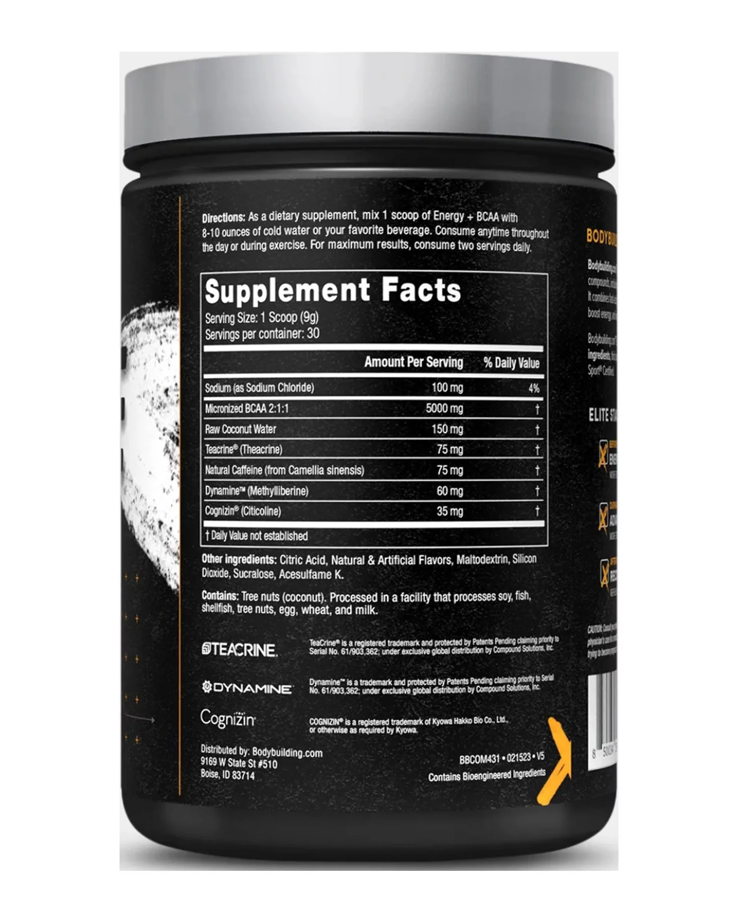 Bodybuilding.com ELITE Energy + BCAA