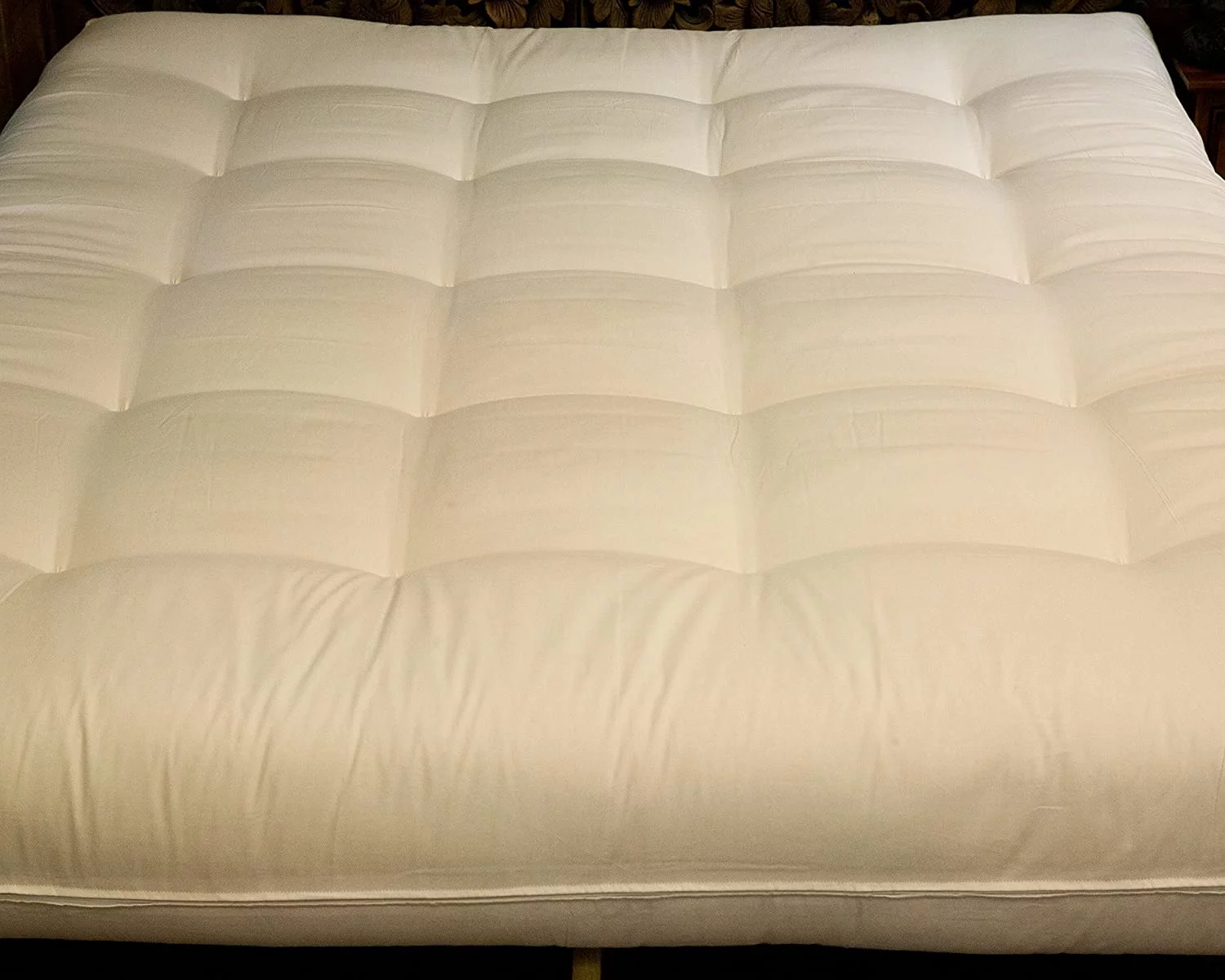 Naturally Sleeping CCF-03-Q Queen Size Deluxe with Wool Futon Mattress - Mattress Only