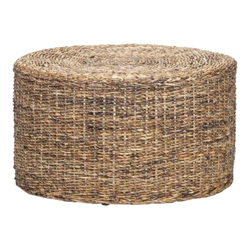 Trent Home Transitional Round Wicker/Rattan Coffee Table in Multi Brown