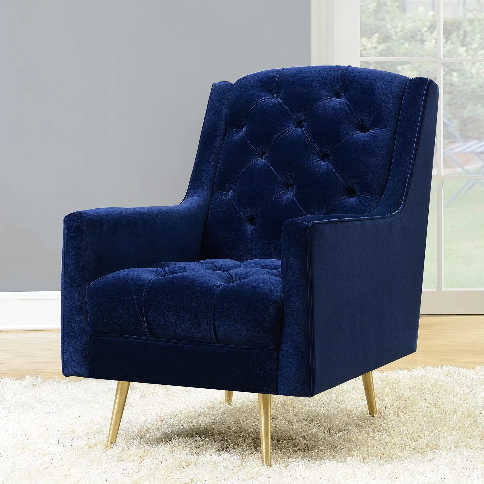 Picket House Furnishings Reese Tufted Arm Chair