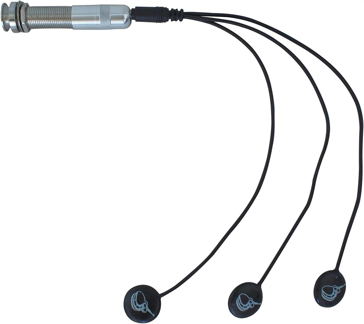 Journey Instruments Passive Piezo Acoustic Pickup - EP001K Three Balanced German-made Passive Pickup Elements - Piezo Pickup for Acoustic Guitars (Ceramic)