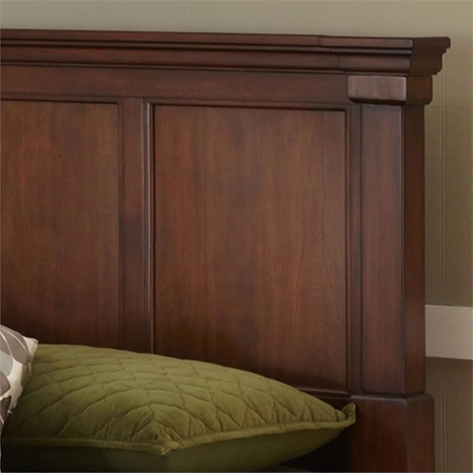 Homestyles Aspen Wood King Headboard in Brown