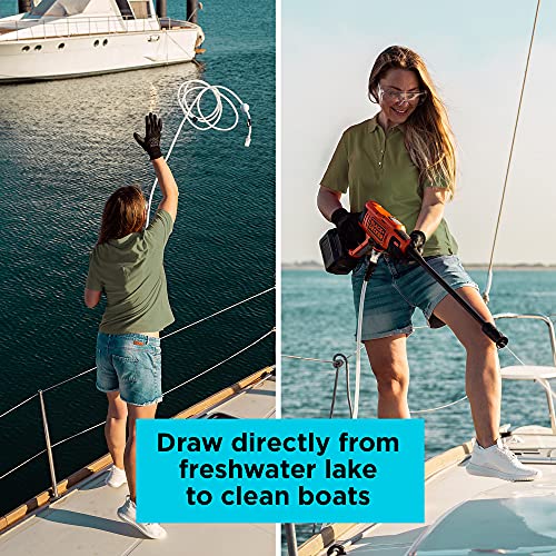 BLACK+DECKER 20V MAX Pressure Washer, 350 PSI (BCPW350C1)